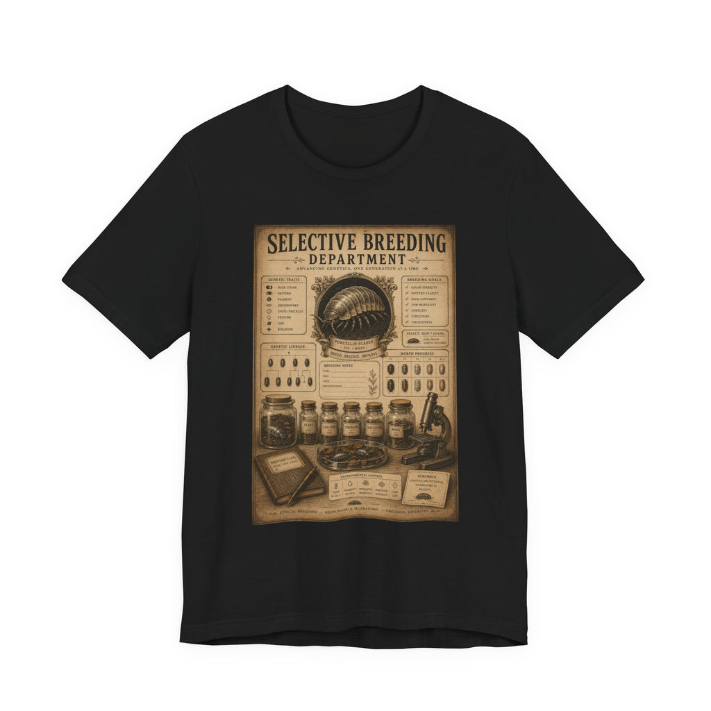 Selective Breeding Department T-Shirt — Vintage Science Illustration Tee
