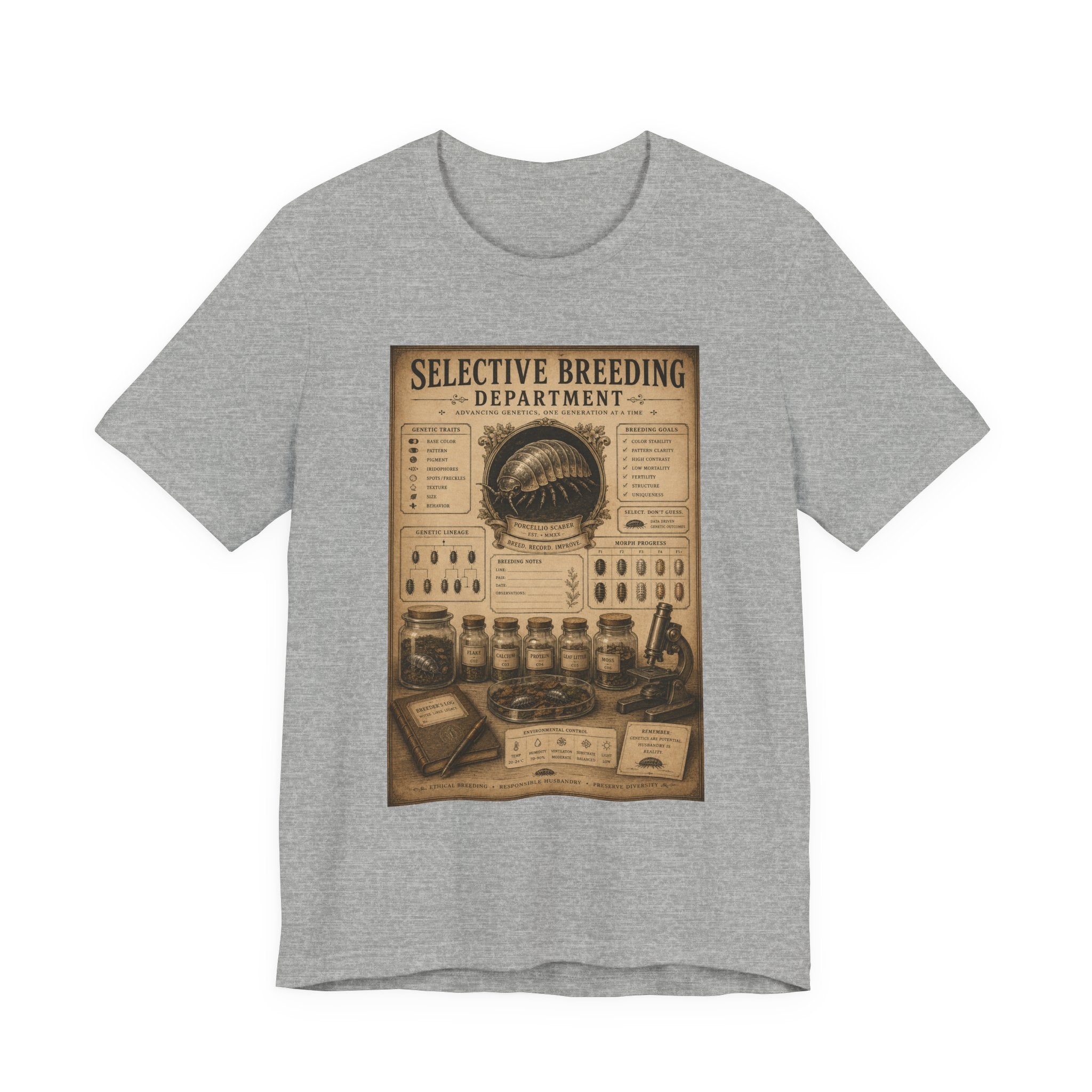Selective Breeding Department T-Shirt — Vintage Science Illustration Tee