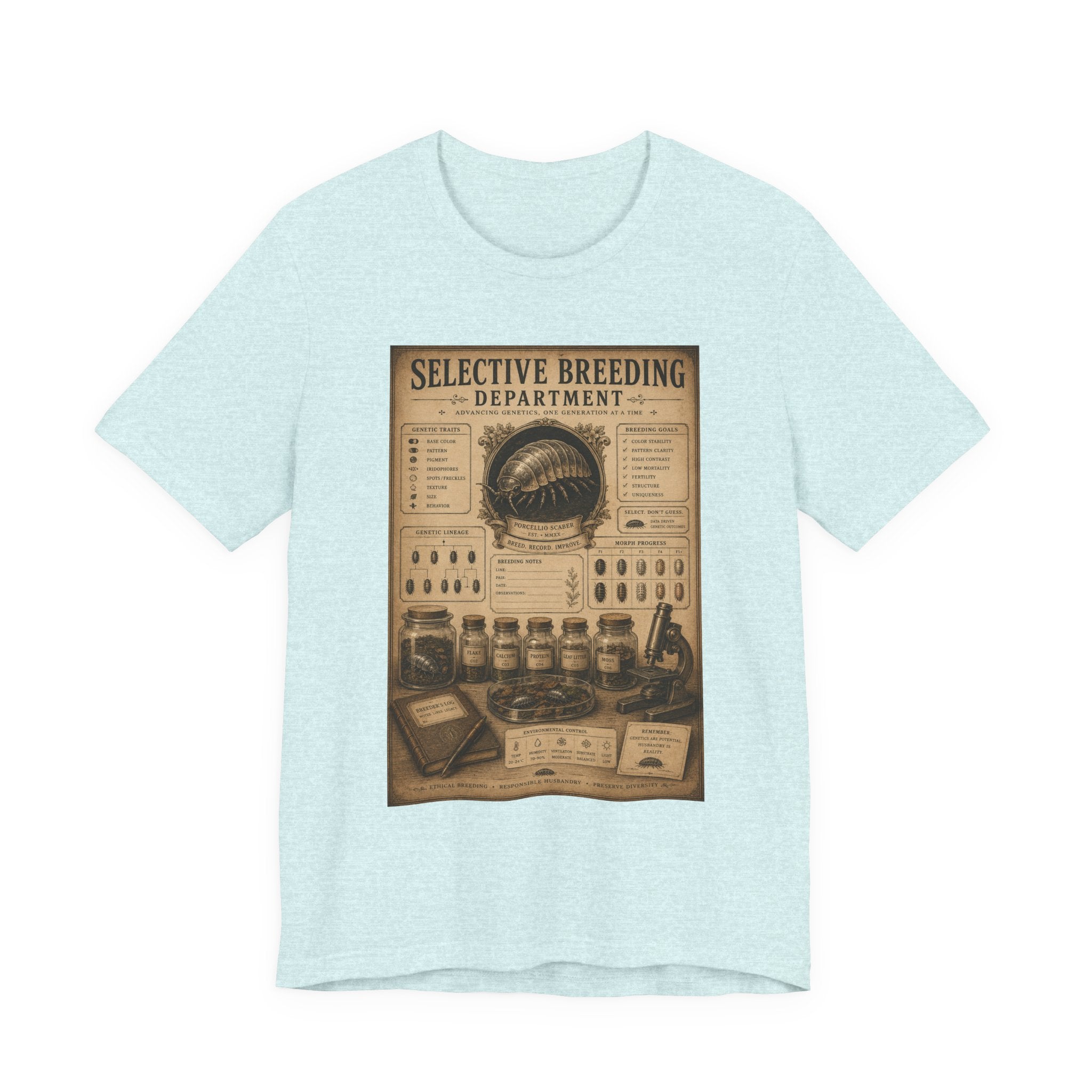 Selective Breeding Department T-Shirt — Vintage Science Illustration Tee