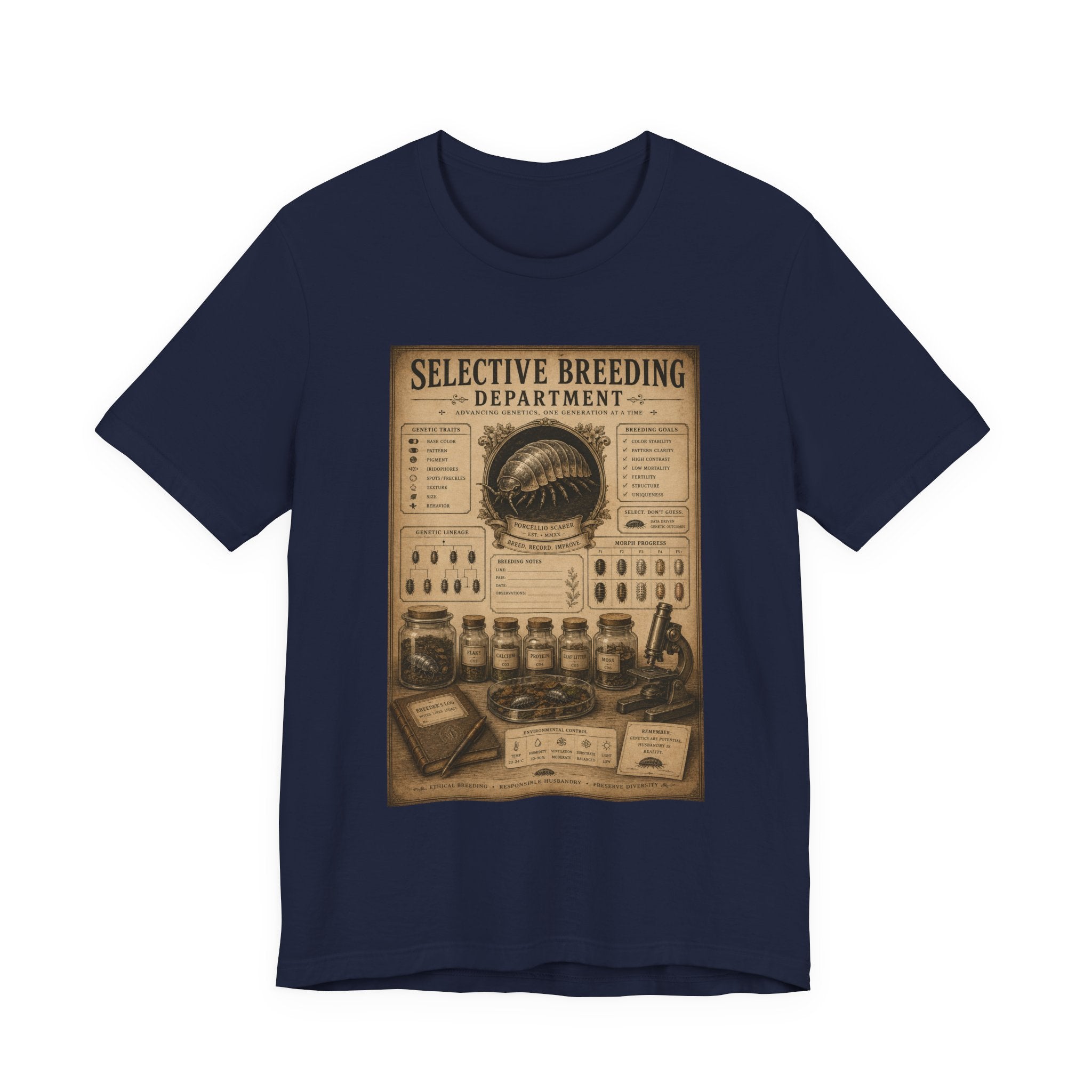 Selective Breeding Department T-Shirt — Vintage Science Illustration Tee