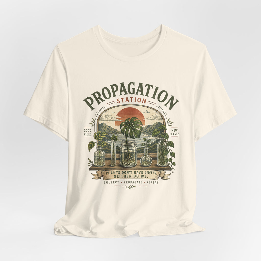 Propagation Station T-Shirt — Vintage Plant Propagation Gardening Tee