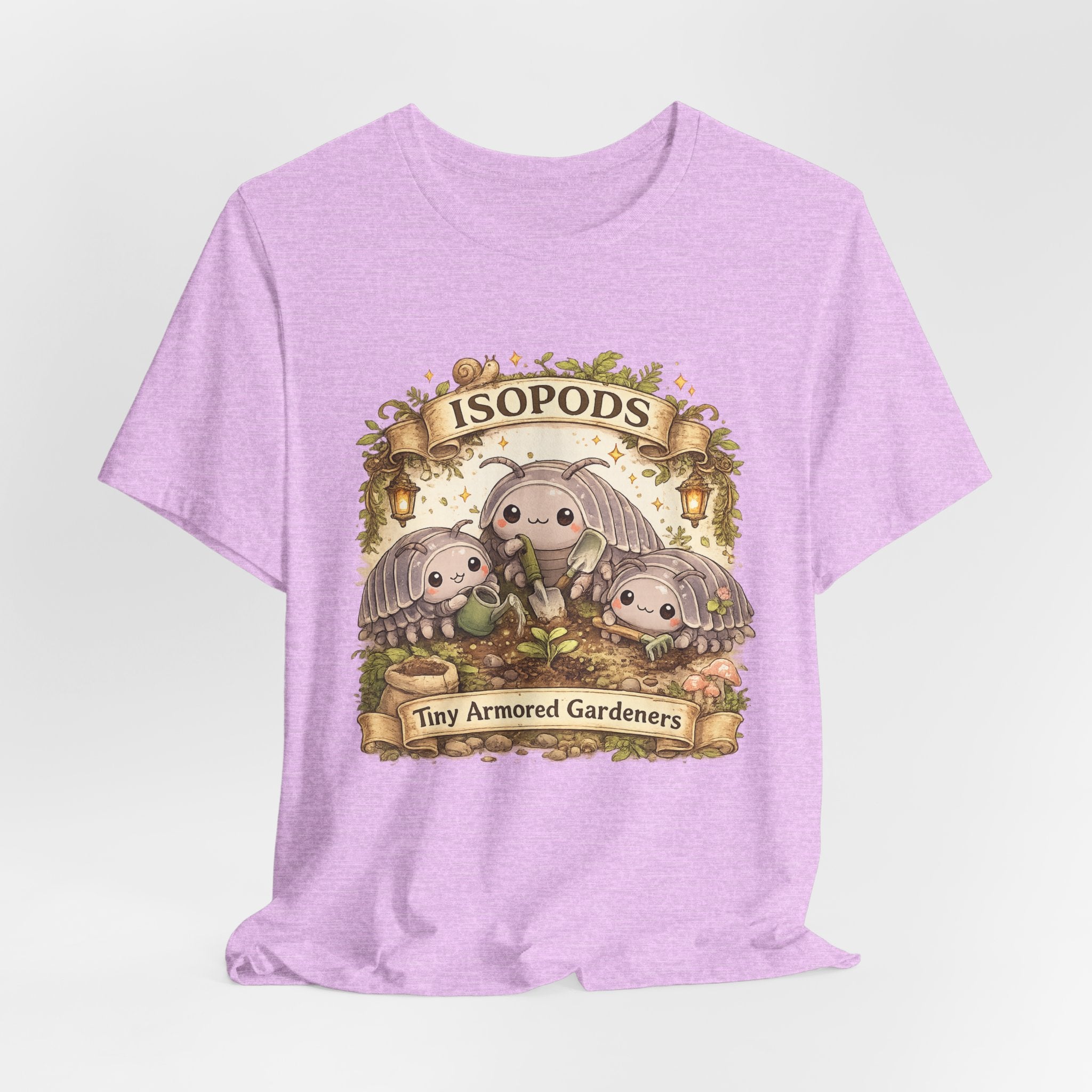 Isopods Tee — "Tiny Armored Gardeners" Cute Isopod T-Shirt