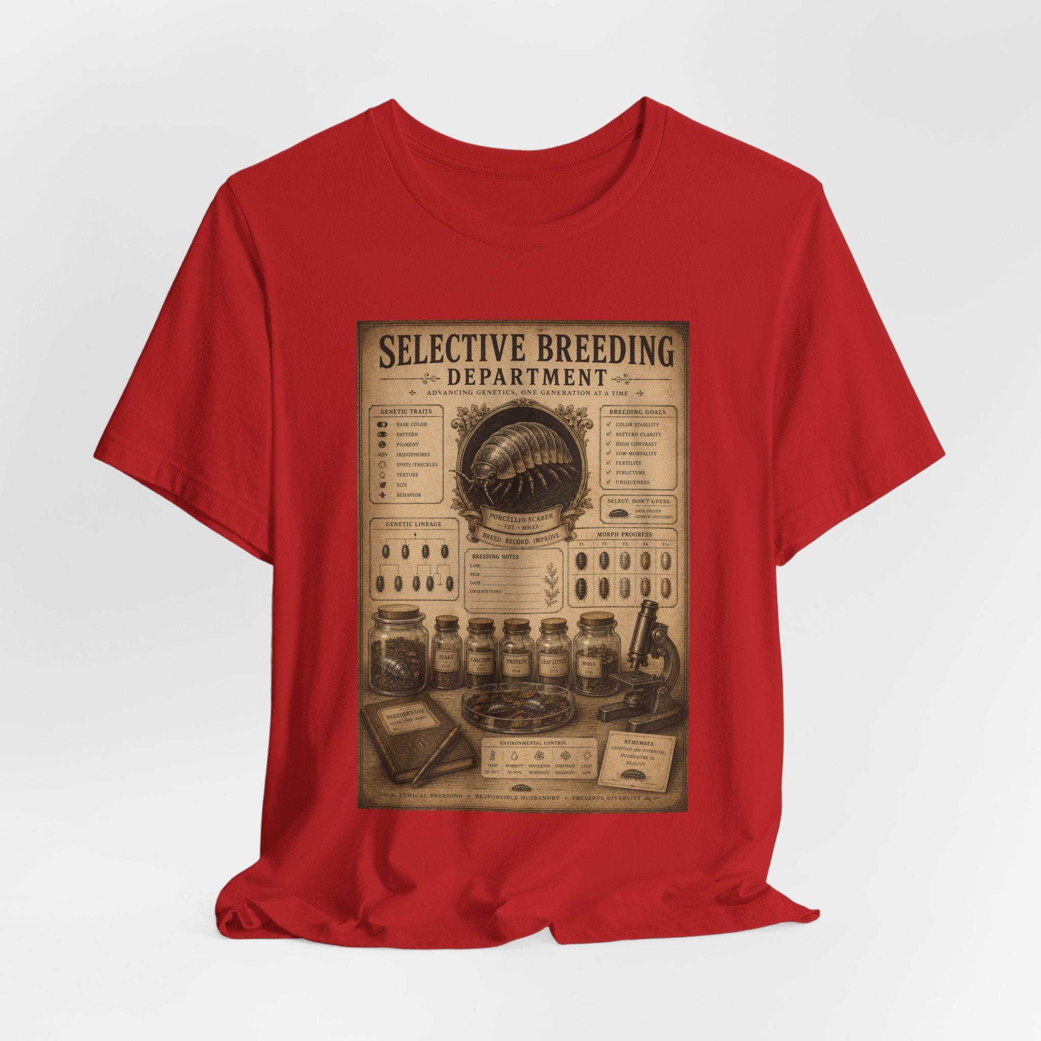 Selective Breeding Department T-Shirt — Vintage Science Illustration Tee