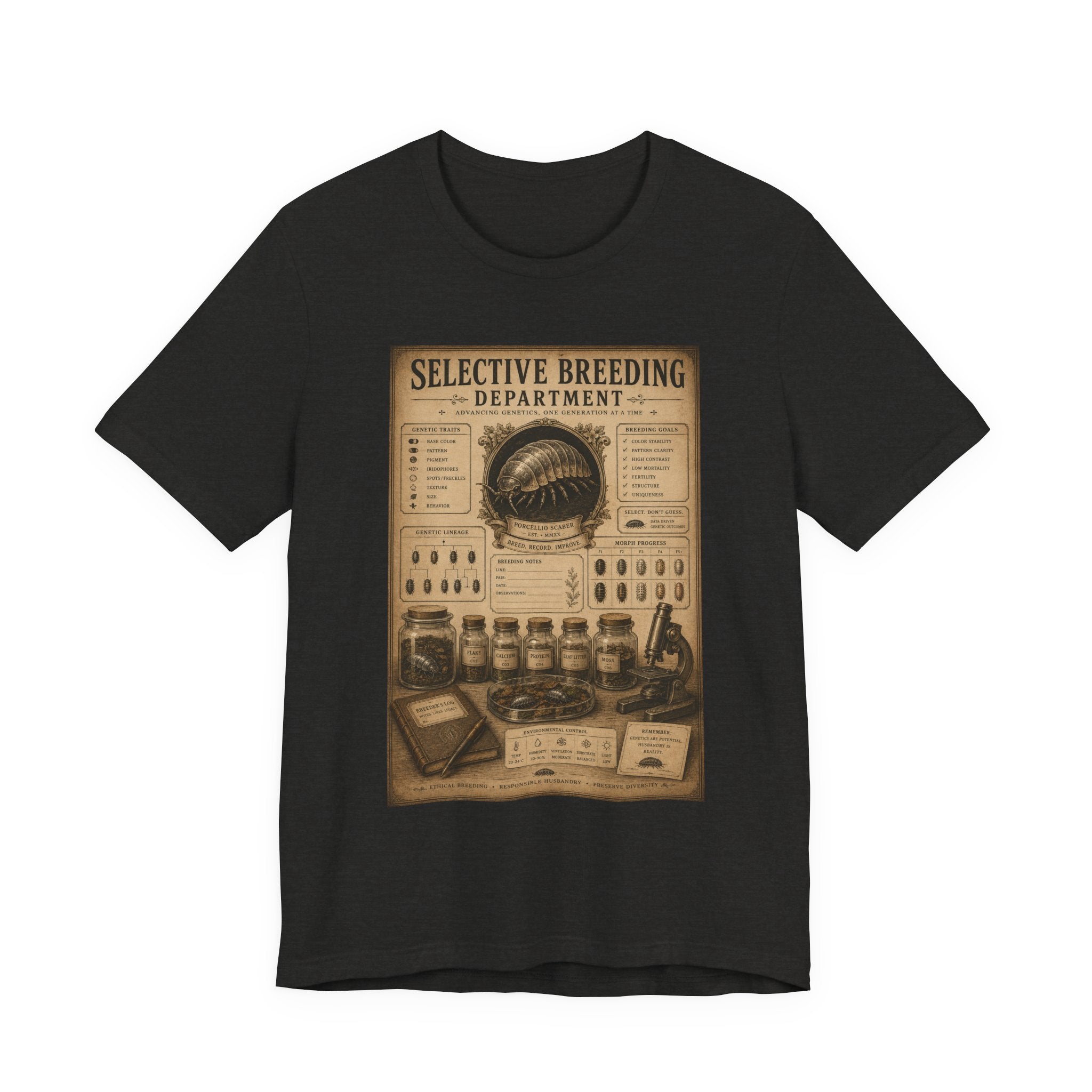 Selective Breeding Department T-Shirt — Vintage Science Illustration Tee