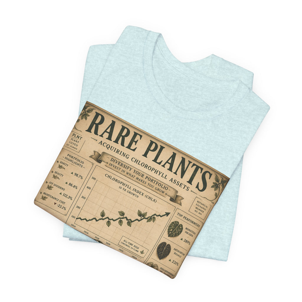 Rare Plants Vintage Graphic Tee — Botanical Chart T-Shirt