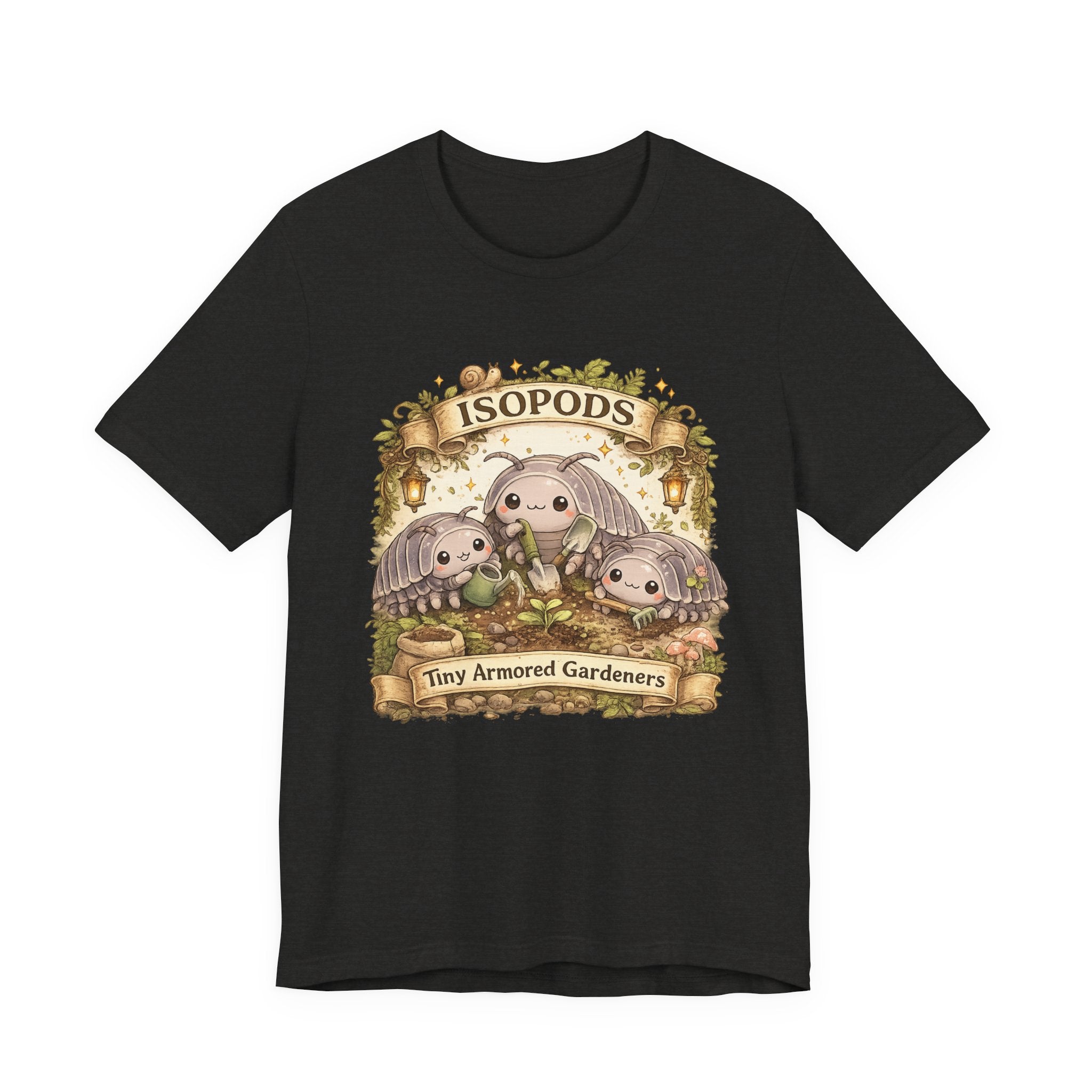 Isopods Tee — "Tiny Armored Gardeners" Cute Isopod T-Shirt