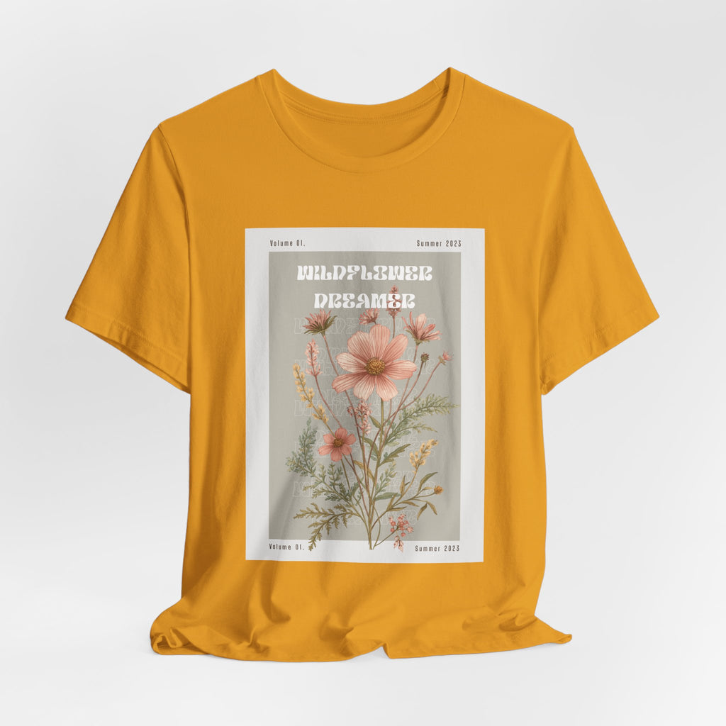 Floral Botanical Tee — 'Wildflower Desires' Vintage Garden Graphic Shirt