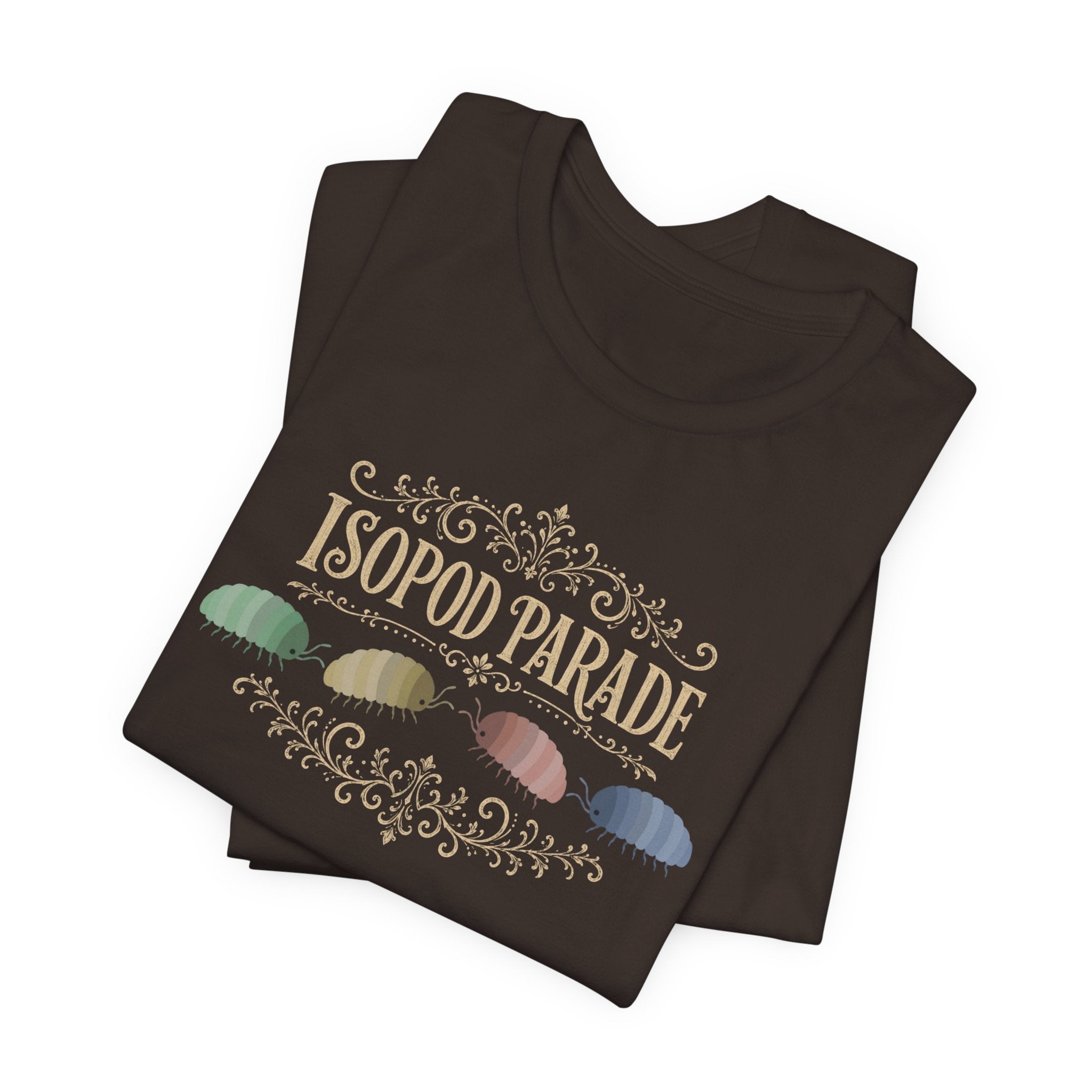Isopod Parade T‑Shirt — Cute Isopod Shells Graphic Tee