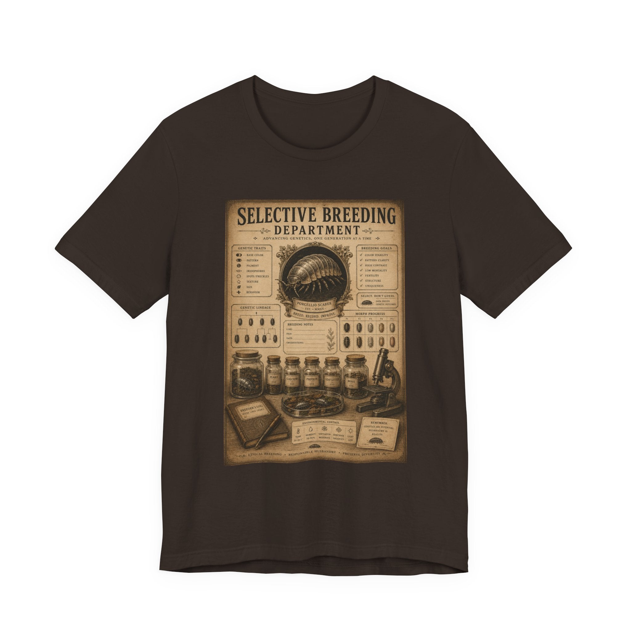 Selective Breeding Department T-Shirt — Vintage Science Illustration Tee