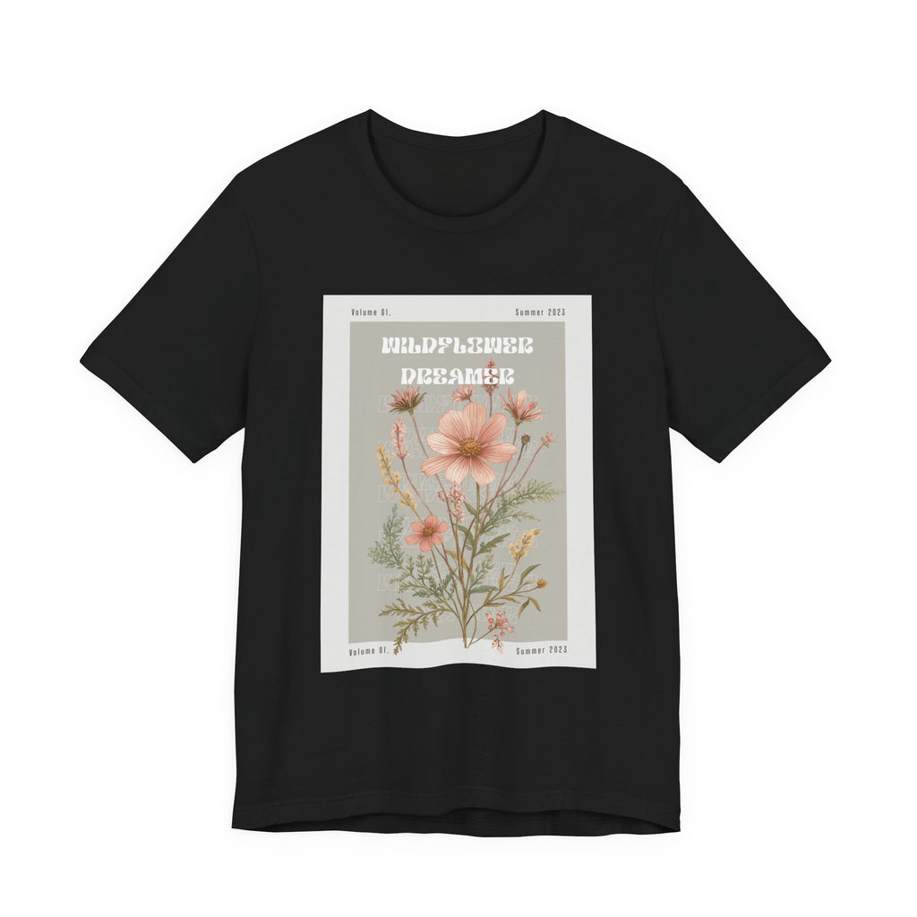 Floral Botanical Tee — 'Wildflower Desires' Vintage Garden Graphic Shirt