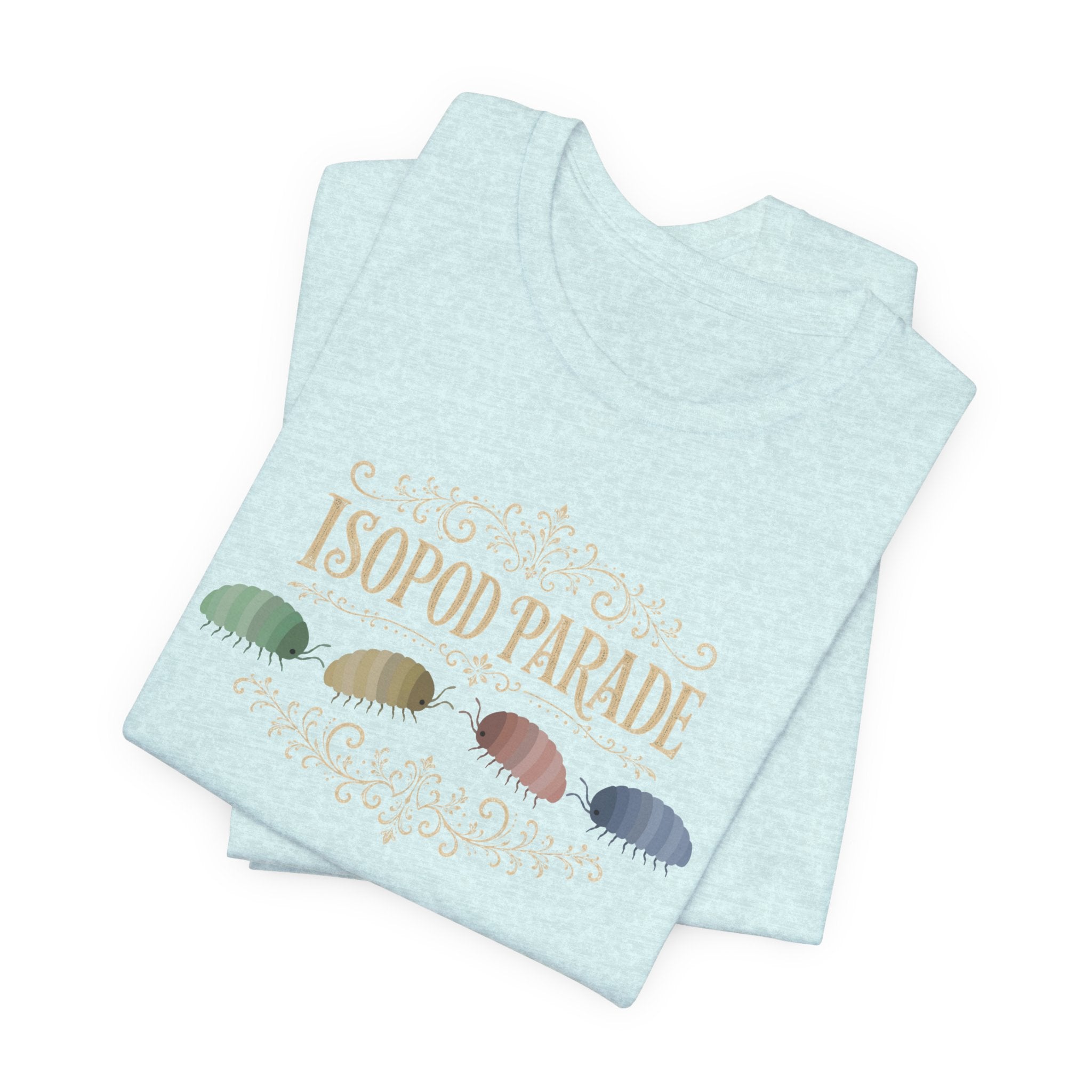 Isopod Parade T‑Shirt — Cute Isopod Shells Graphic Tee