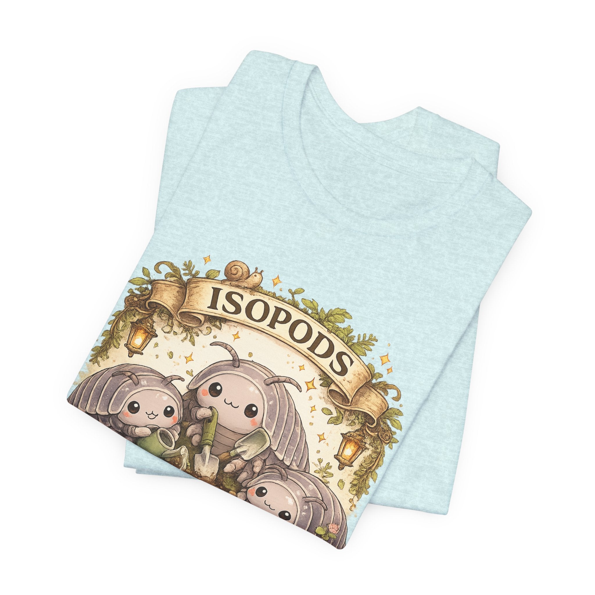 Isopods Tee — "Tiny Armored Gardeners" Cute Isopod T-Shirt