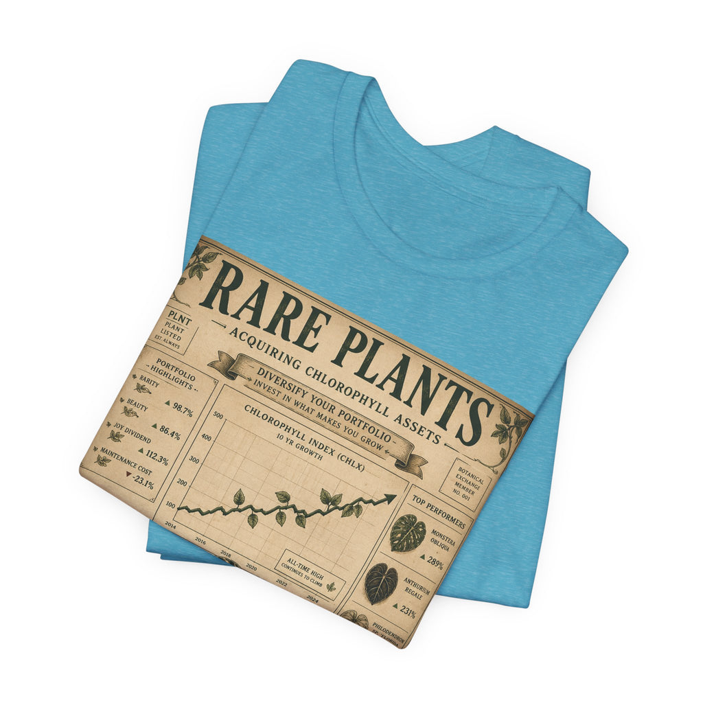 Rare Plants Vintage Graphic Tee — Botanical Chart T-Shirt