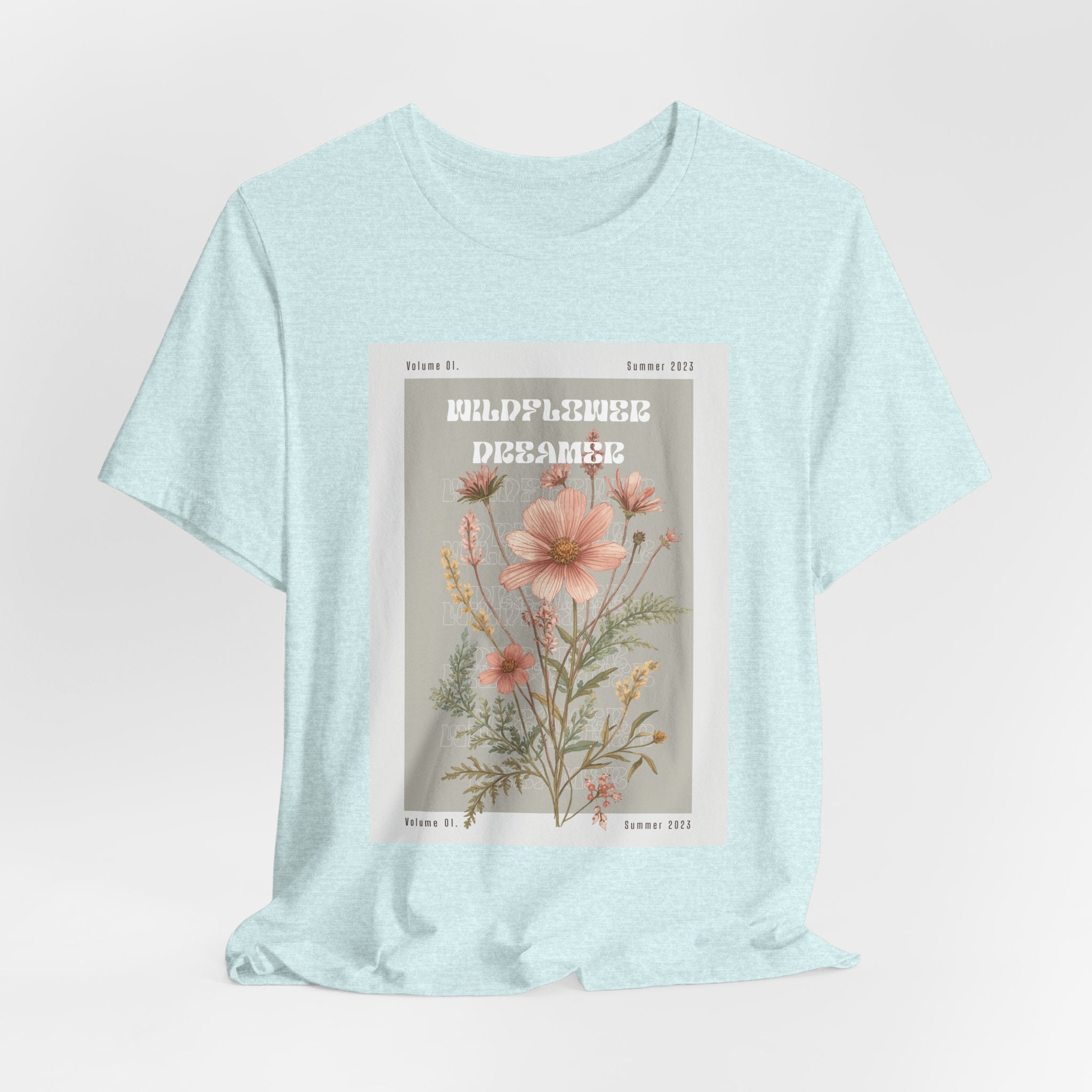Floral Botanical Tee — 'Wildflower Desires' Vintage Garden Graphic Shirt