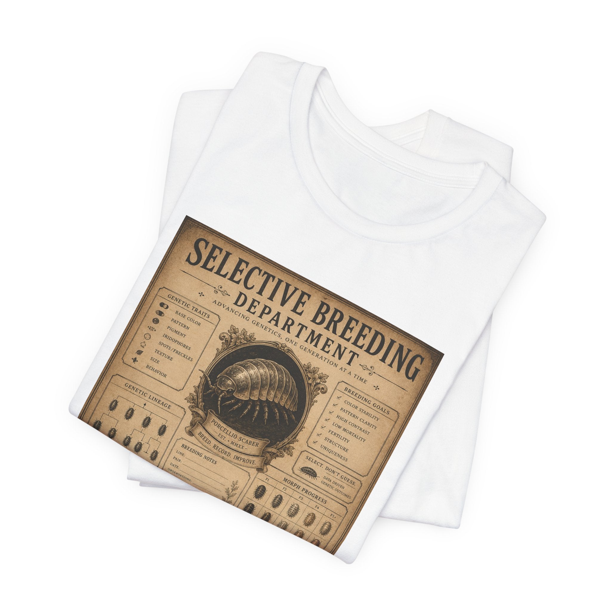 Selective Breeding Department T-Shirt — Vintage Science Illustration Tee