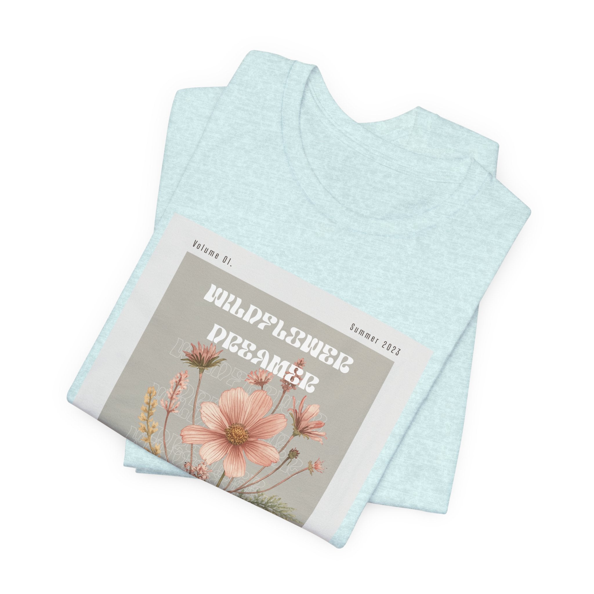 Floral Botanical Tee — 'Wildflower Desires' Vintage Garden Graphic Shirt