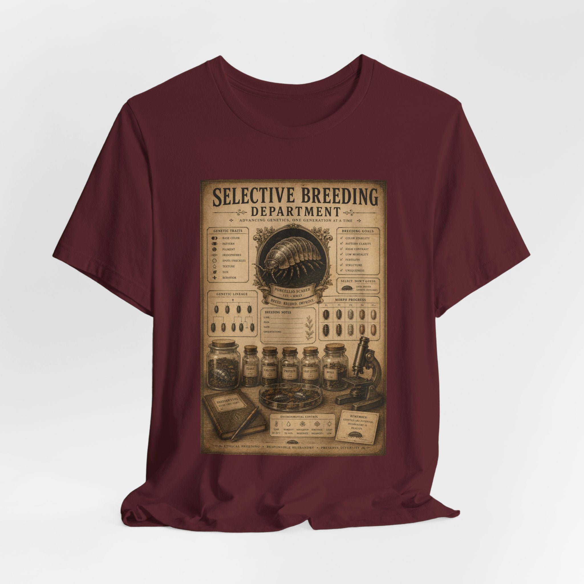 Selective Breeding Department T-Shirt — Vintage Science Illustration Tee