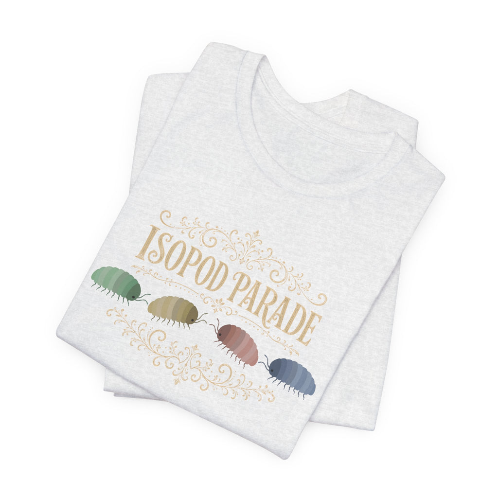 Isopod Parade T‑Shirt — Cute Isopod Shells Graphic Tee