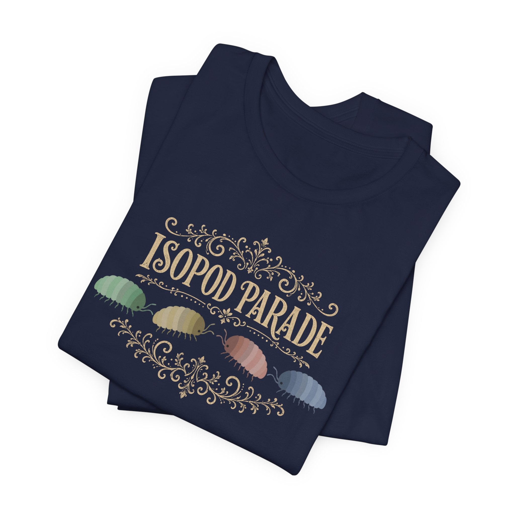Isopod Parade T‑Shirt — Cute Isopod Shells Graphic Tee