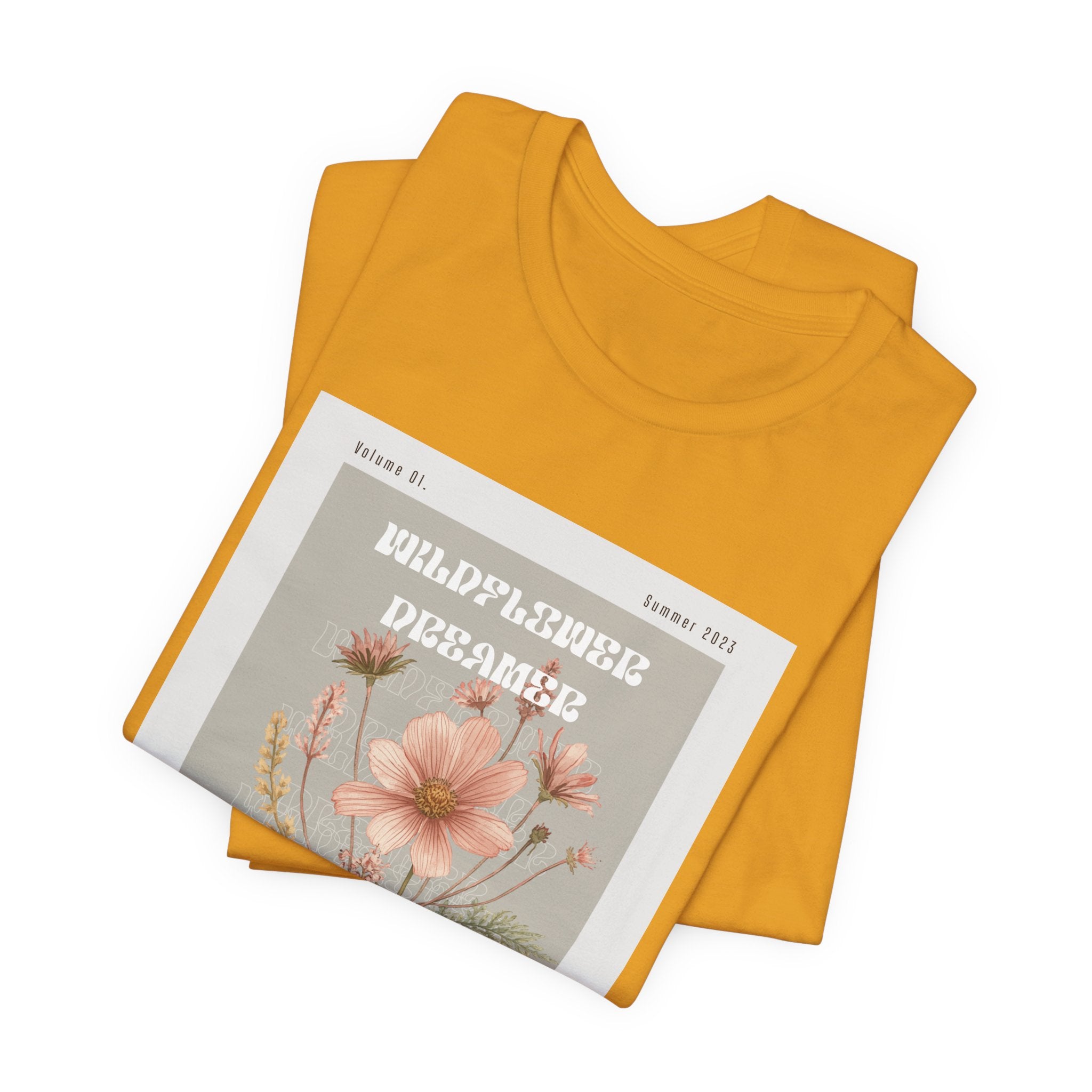 Floral Botanical Tee — 'Wildflower Desires' Vintage Garden Graphic Shirt