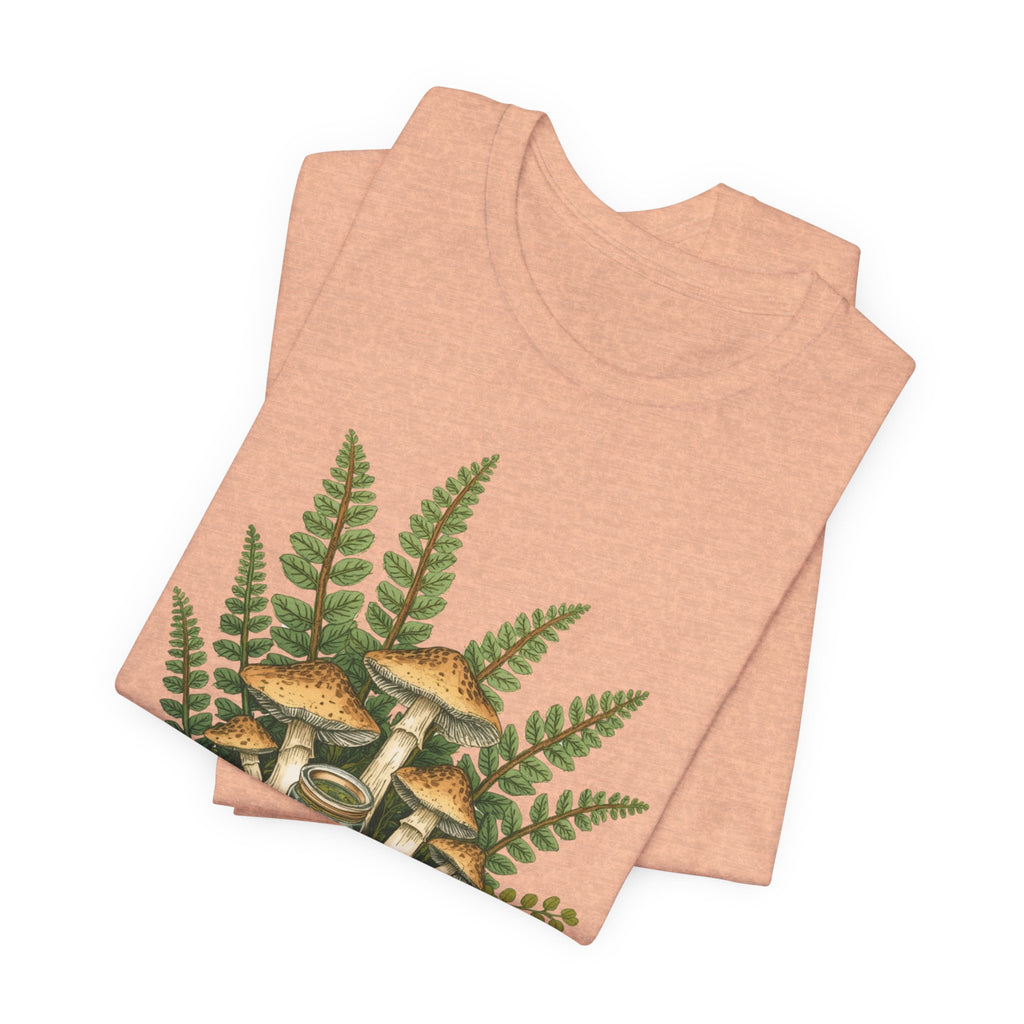 Mushroom Forest Tee — Ferns & Fairy Fungi Graphic T-Shirt