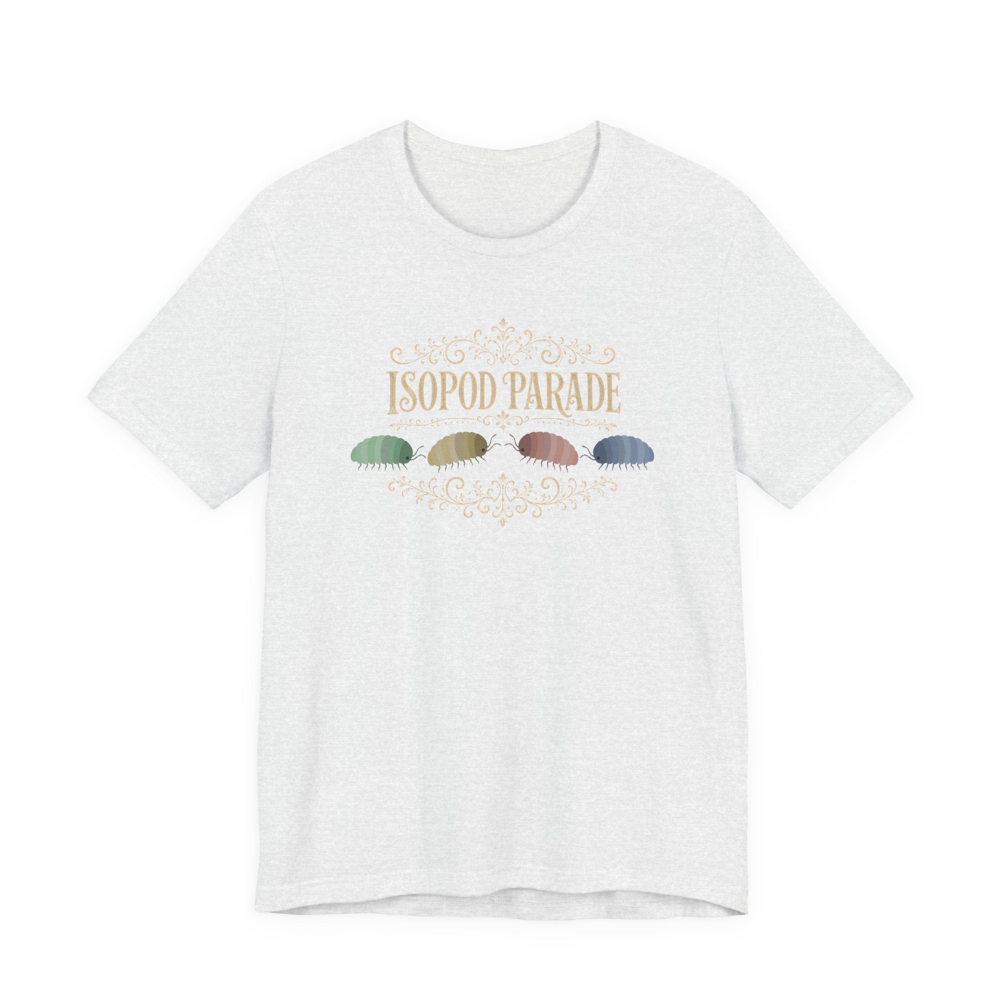 Isopod Parade T‑Shirt — Cute Isopod Shells Graphic Tee