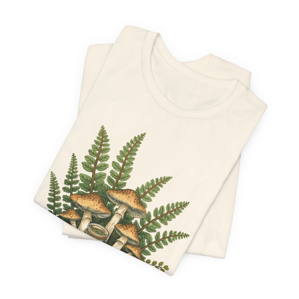 Mushroom Forest Tee — Ferns & Fairy Fungi Graphic T-Shirt