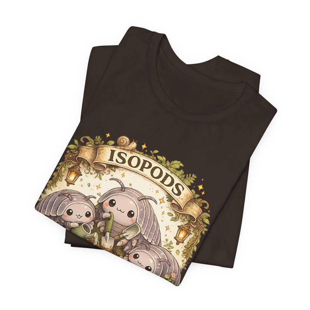 Isopods Tee — "Tiny Armored Gardeners" Cute Isopod T-Shirt