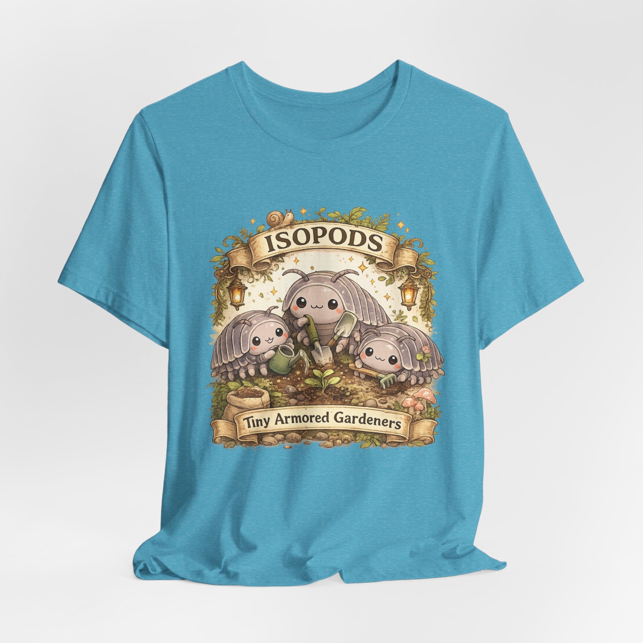 Isopods Tee — "Tiny Armored Gardeners" Cute Isopod T-Shirt