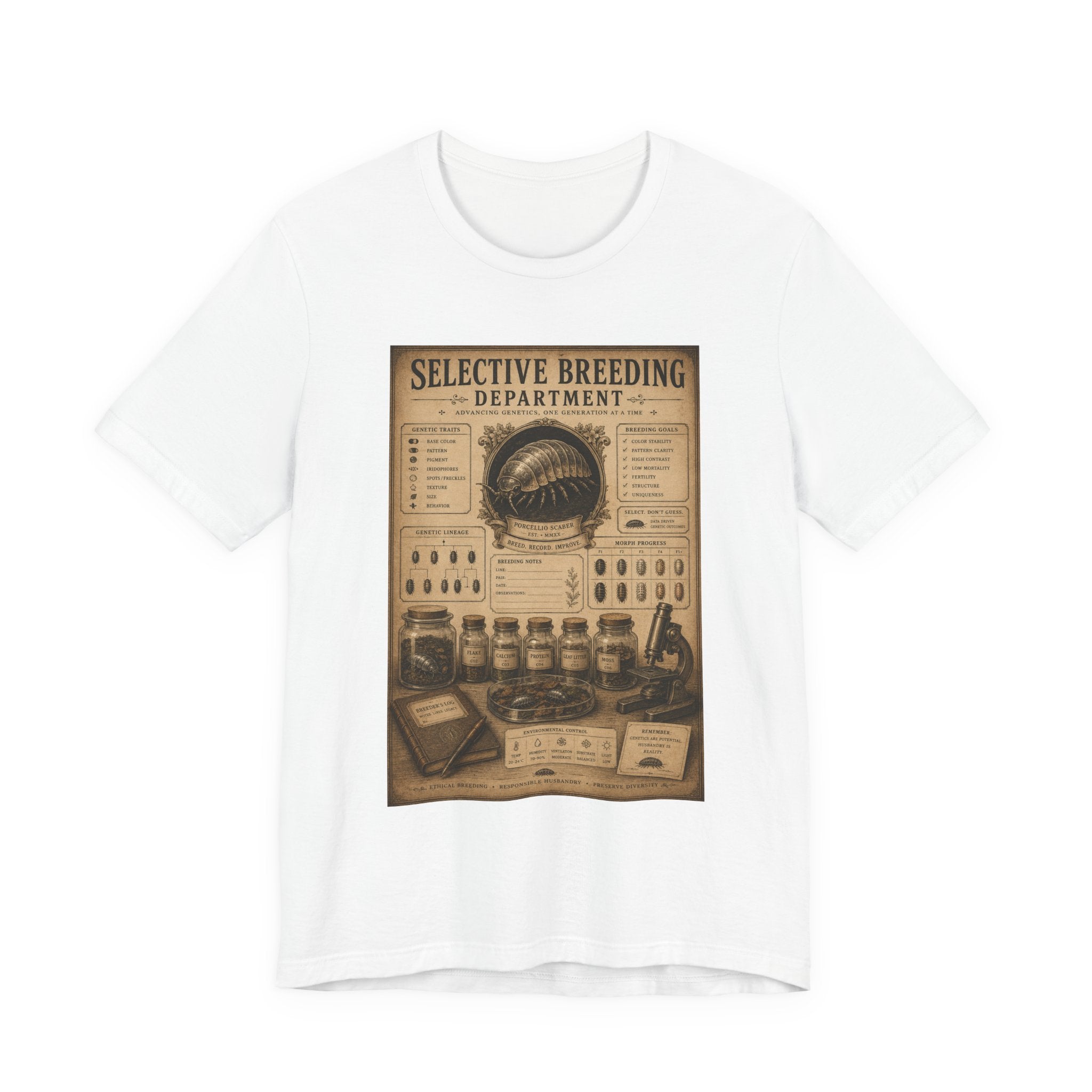 Selective Breeding Department T-Shirt — Vintage Science Illustration Tee