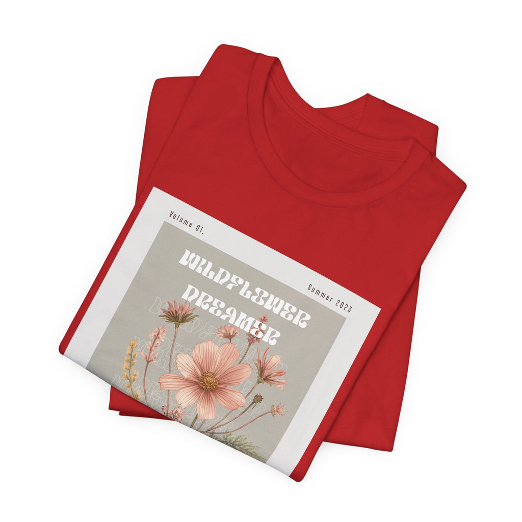 Floral Botanical Tee — 'Wildflower Desires' Vintage Garden Graphic Shirt