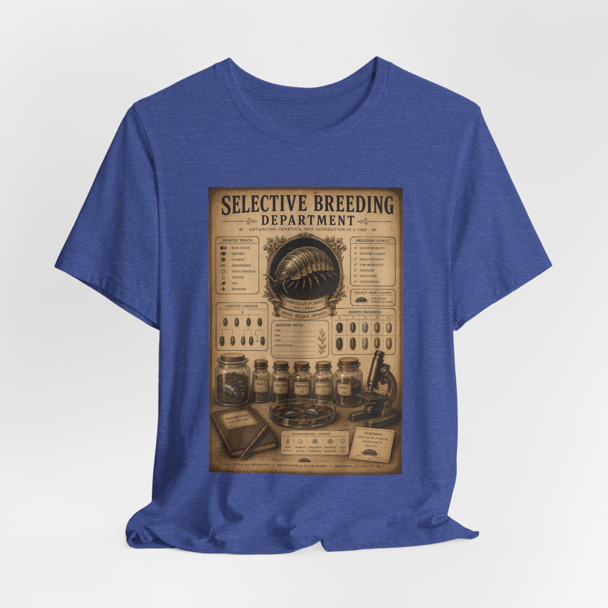 Selective Breeding Department T-Shirt — Vintage Science Illustration Tee
