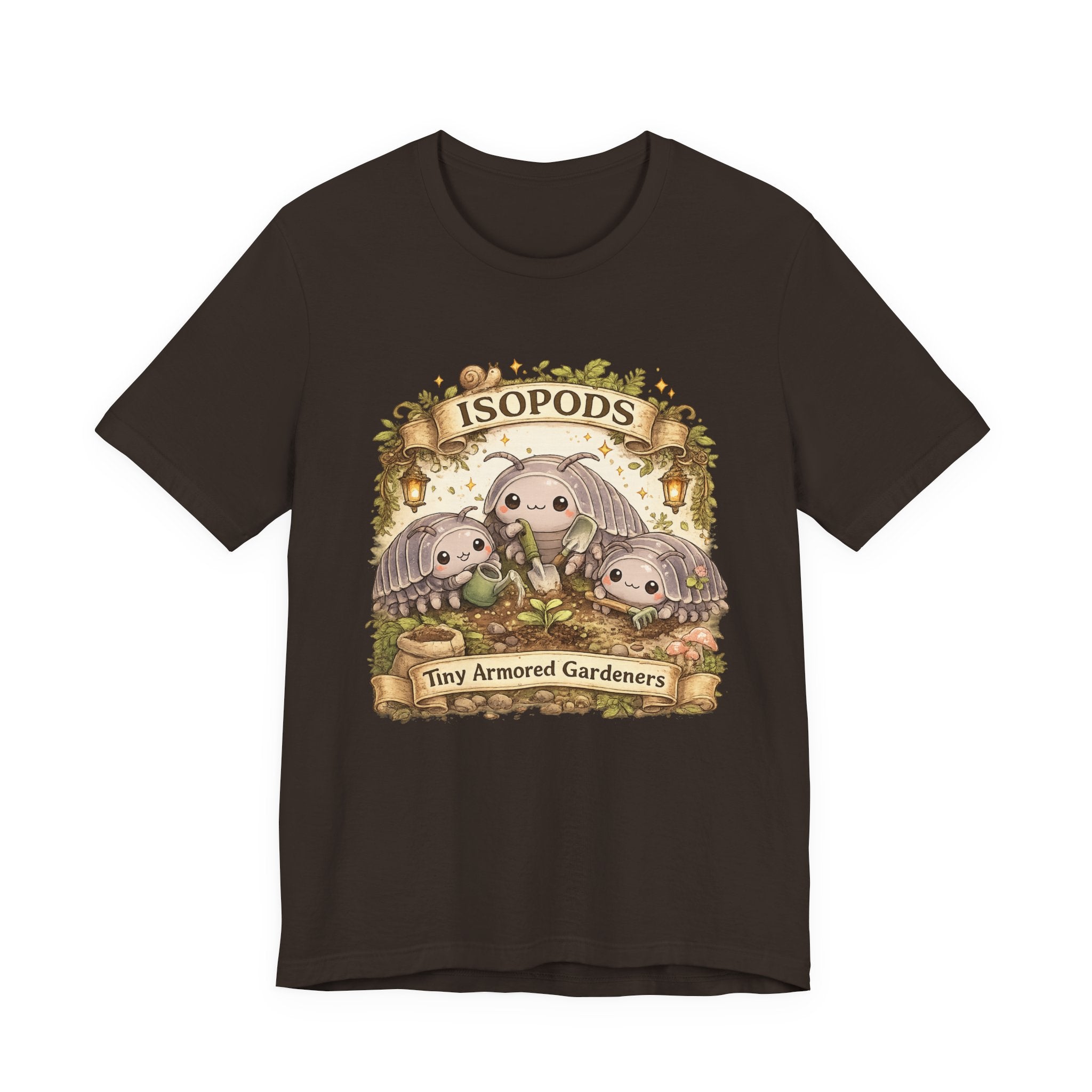 Isopods Tee — "Tiny Armored Gardeners" Cute Isopod T-Shirt