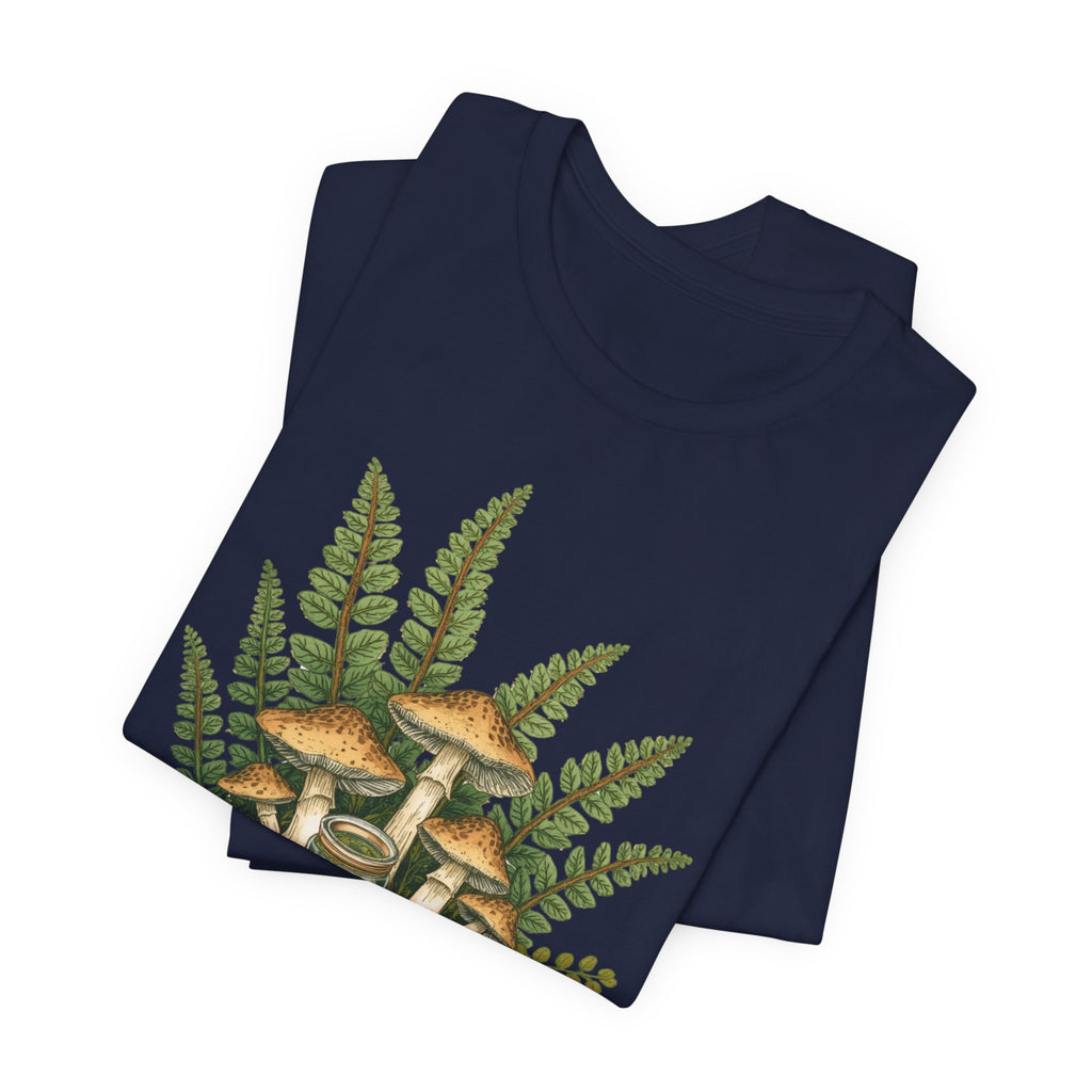 Mushroom Forest Tee — Ferns & Fairy Fungi Graphic T-Shirt