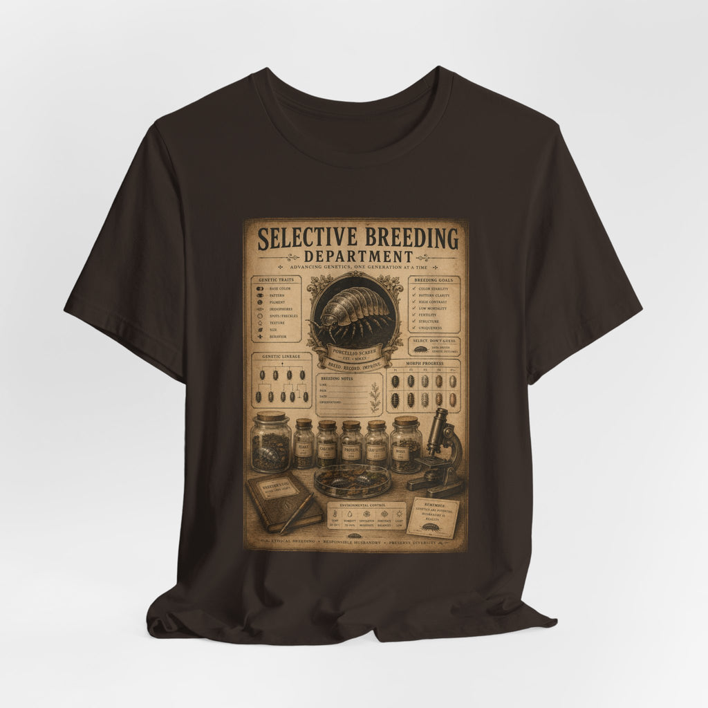 Selective Breeding Department T-Shirt — Vintage Science Illustration Tee