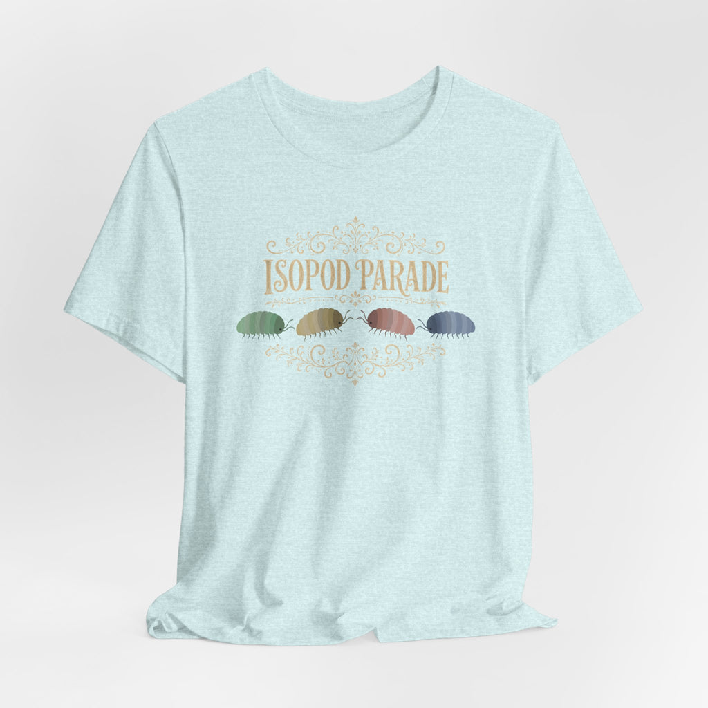 Isopod Parade T‑Shirt — Cute Isopod Shells Graphic Tee