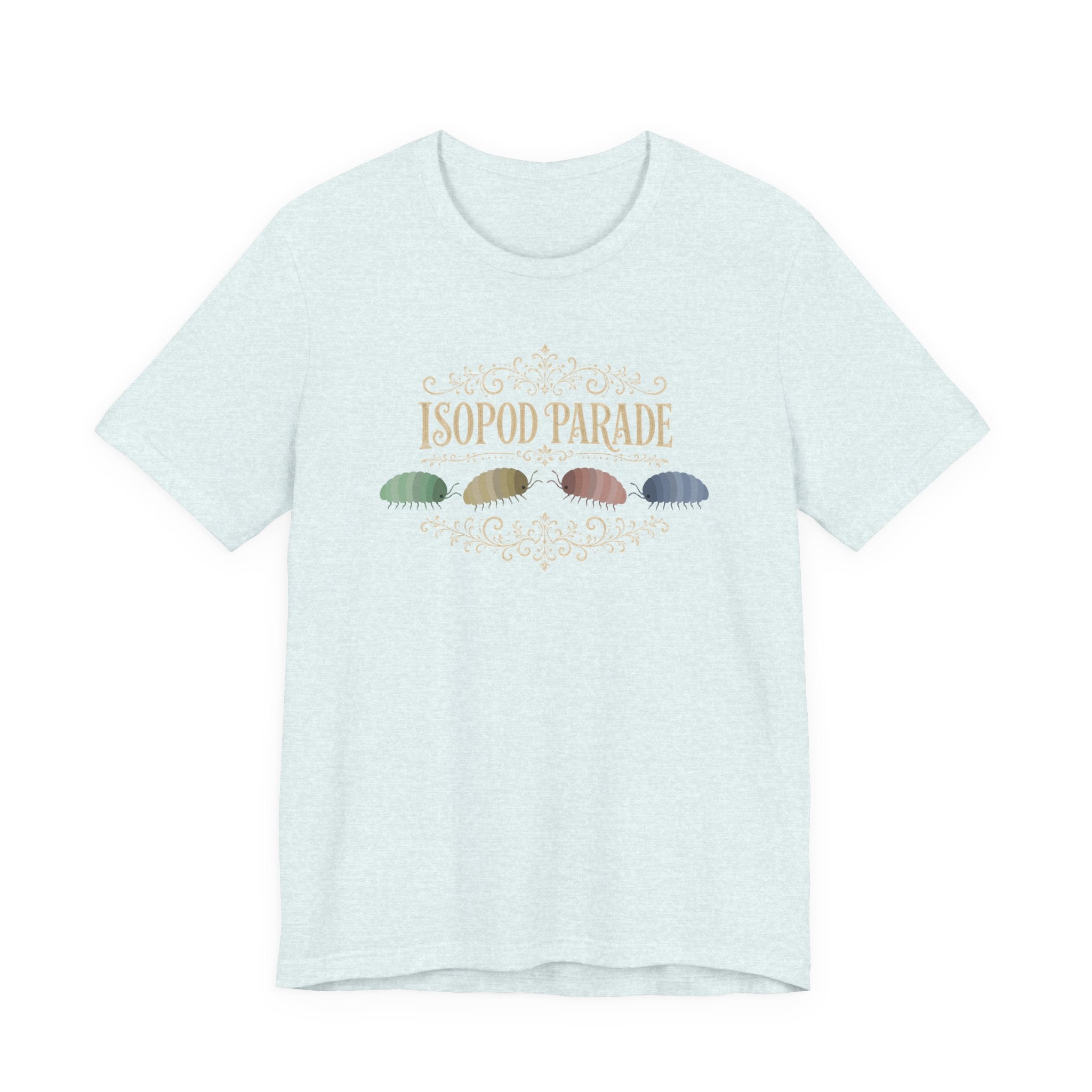 Isopod Parade T‑Shirt — Cute Isopod Shells Graphic Tee