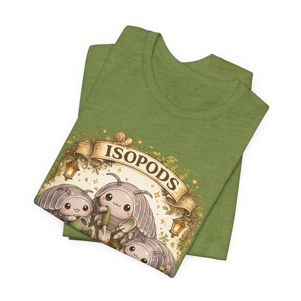Isopods Tee — "Tiny Armored Gardeners" Cute Isopod T-Shirt