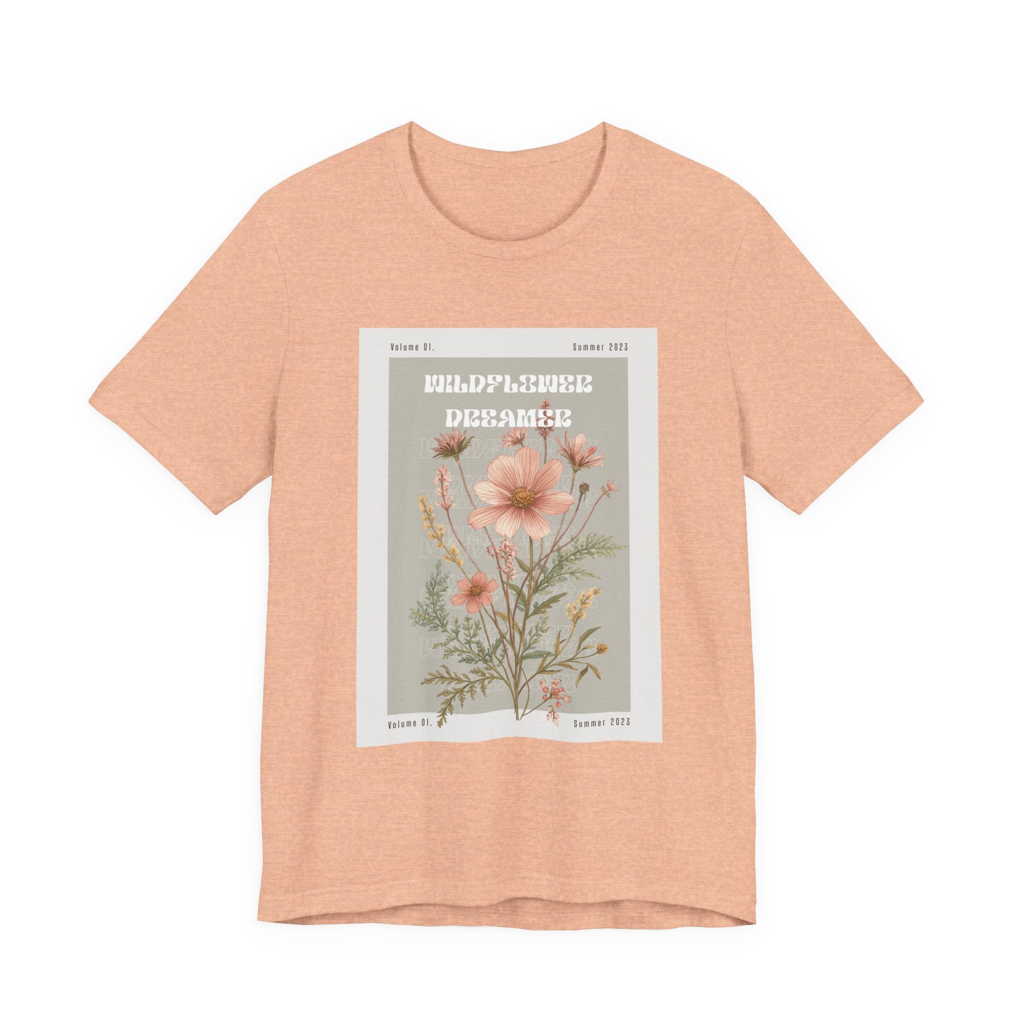 Floral Botanical Tee — 'Wildflower Desires' Vintage Garden Graphic Shirt