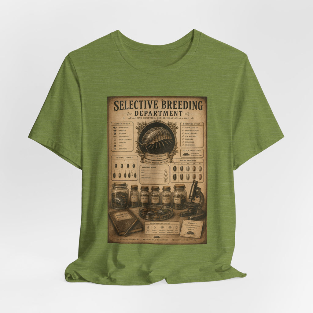 Selective Breeding Department T-Shirt — Vintage Science Illustration Tee
