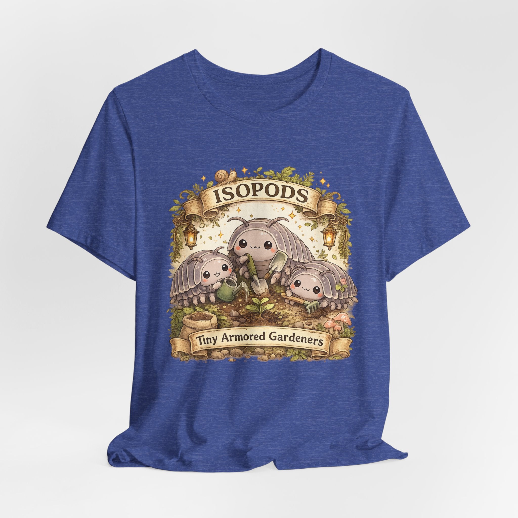 Isopods Tee — "Tiny Armored Gardeners" Cute Isopod T-Shirt