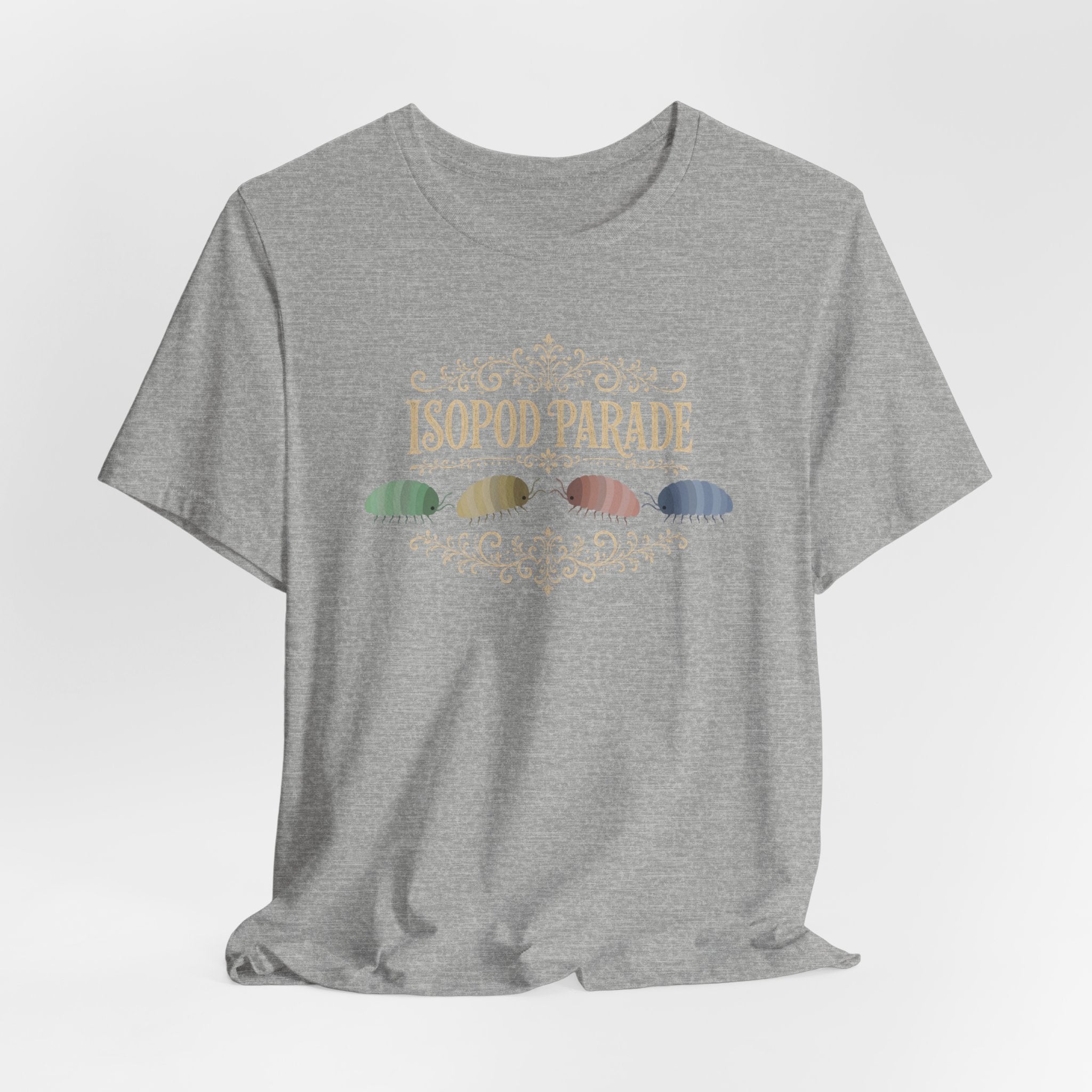 Isopod Parade T‑Shirt — Cute Isopod Shells Graphic Tee