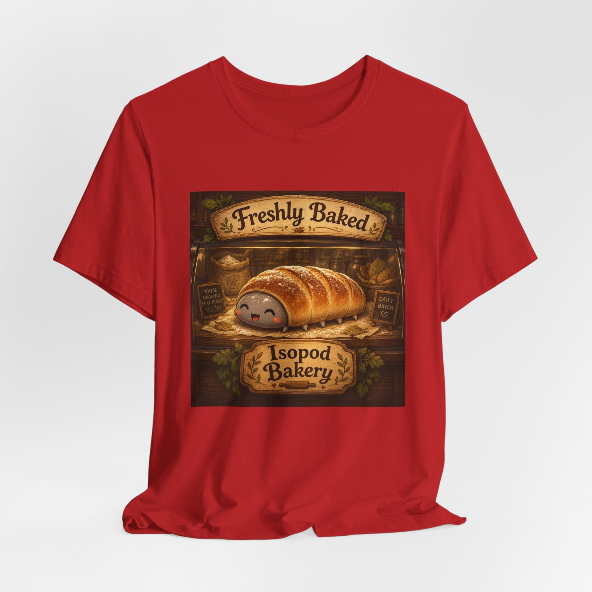 Freshly Baked Isopod Bakery T‑Shirt  Cute Pastry Animal Tee