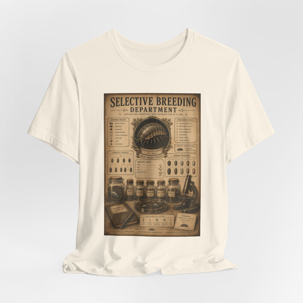 Selective Breeding Department T-Shirt — Vintage Science Illustration Tee