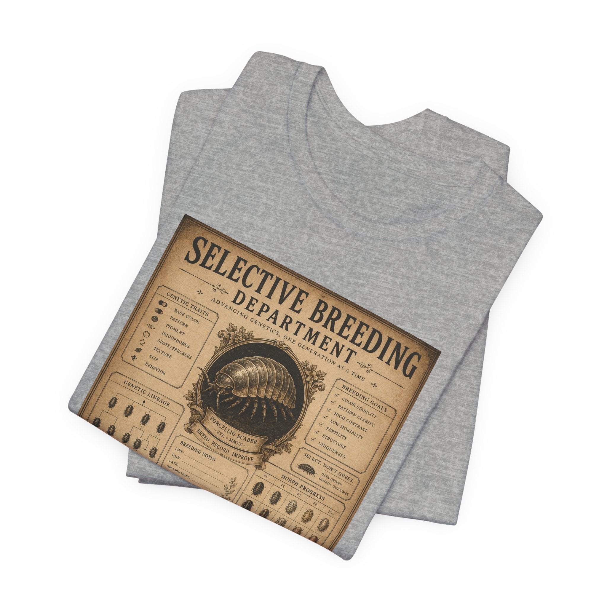 Selective Breeding Department T-Shirt — Vintage Science Illustration Tee