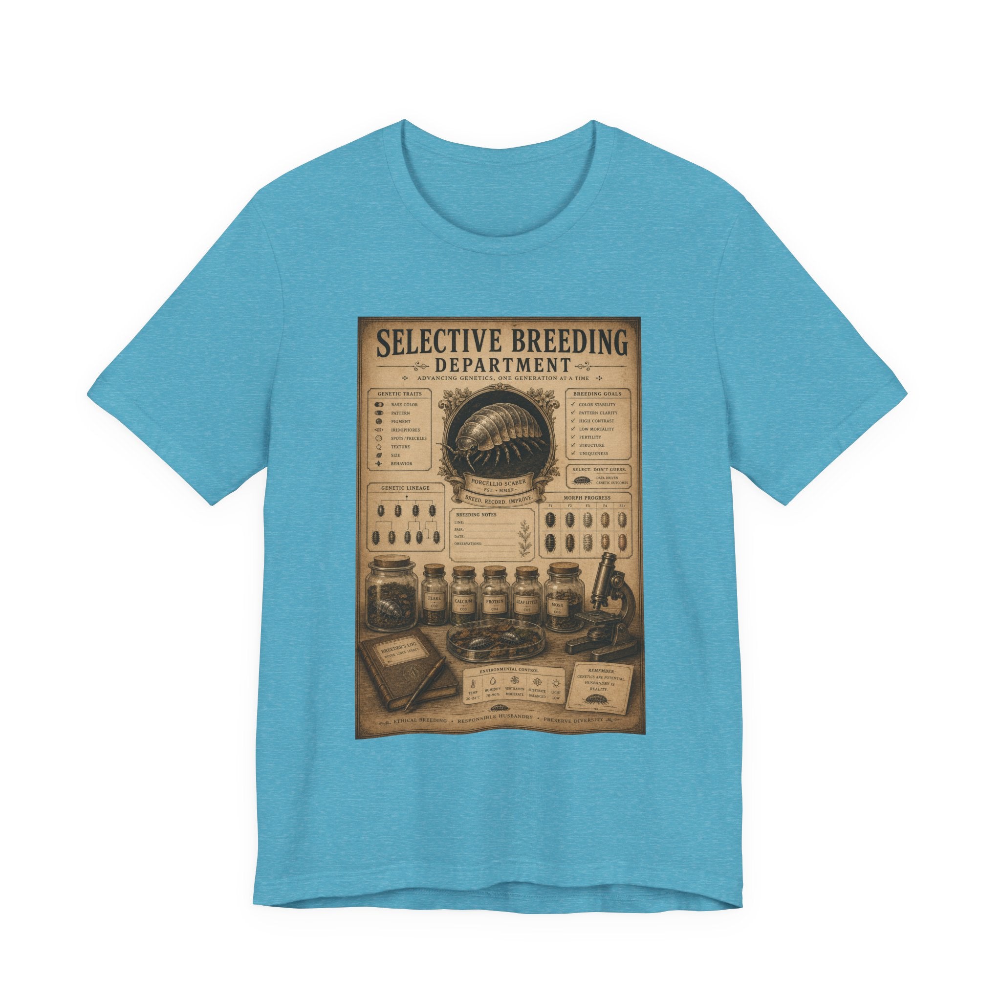 Selective Breeding Department T-Shirt — Vintage Science Illustration Tee
