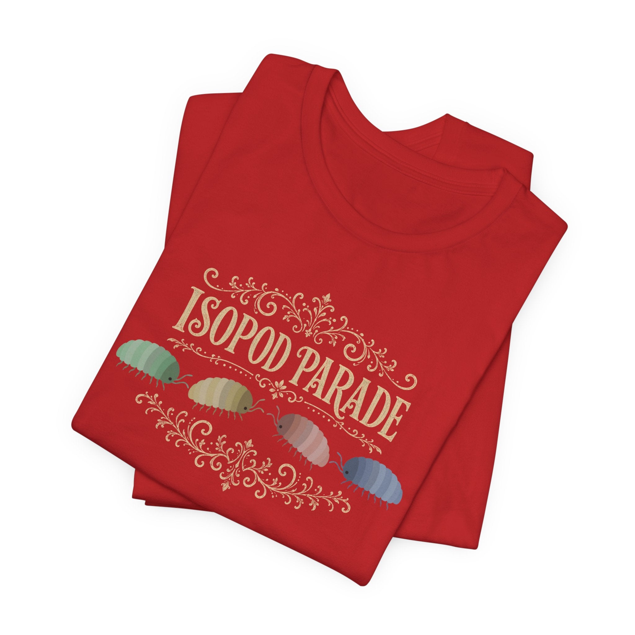 Isopod Parade T‑Shirt — Cute Isopod Shells Graphic Tee